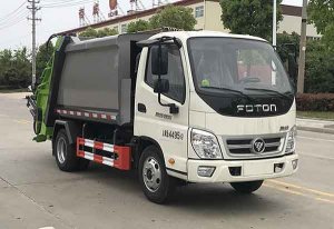 福田藍牌4方壓縮式垃圾車